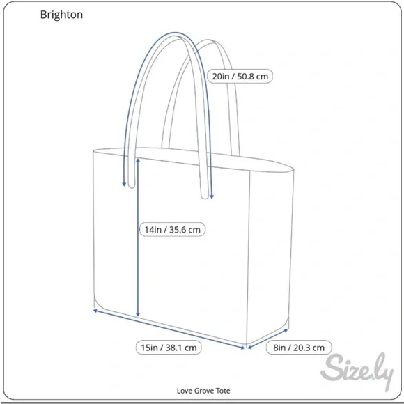 NWT Brighton Love Groove II tote - Picture 6 of 6